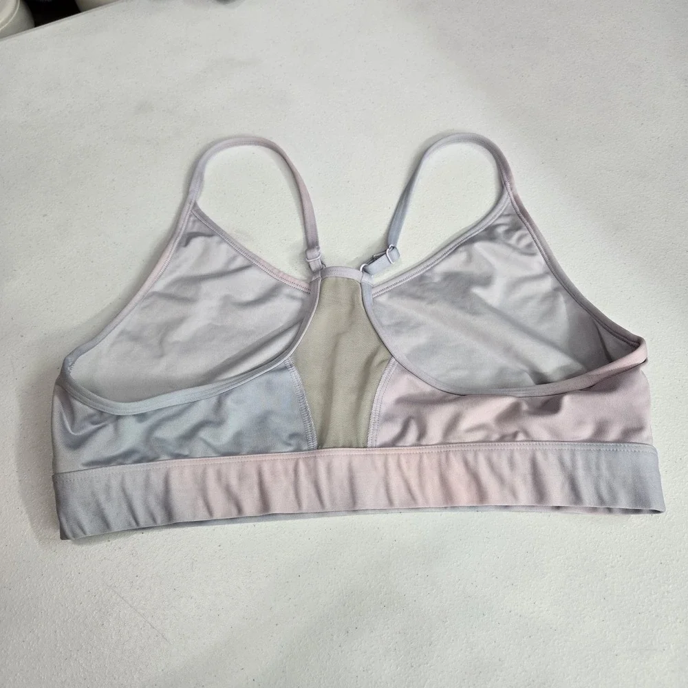 PINK Women Sports Bra‎ XL Blue Pastel Ombre Ultimate Lightly Pullover